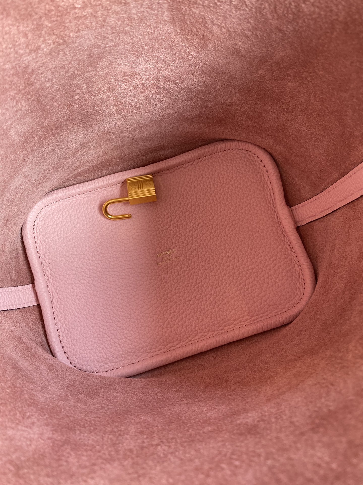 Hermes Picotin Lock 18 Bag In Pink Clemence Leather